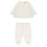 Elisabetta Franchi La Mia Bambina Completo 2Pz Avorio per Neonate