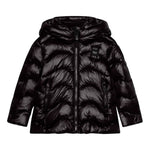 Blauer Kids Giubbino con Cappuccio LAROSE JUNIOR Nero per Bambine