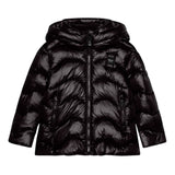 Blauer Kids Giubbino con Cappuccio LAROSE JUNIOR Nero per Bambine