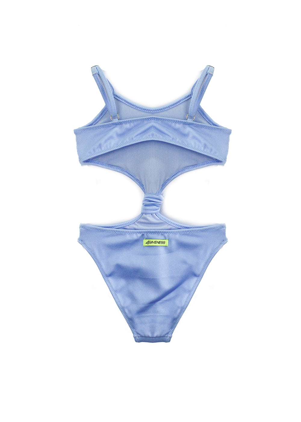 4Giveness Costume Monokini Shine Glam Azzurro per Bambine