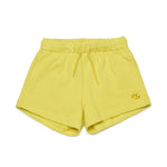Diesel Kids Shorts Giallo con Micro Oval D per Bambine