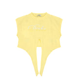 Pinko Kids Canotta/Top Giallo con Logo per Bambine