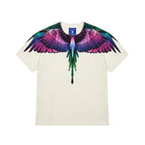 Marcelo Burlon County of Milan Kids T-Shirt Cocco con Stampa Ali per Bambine