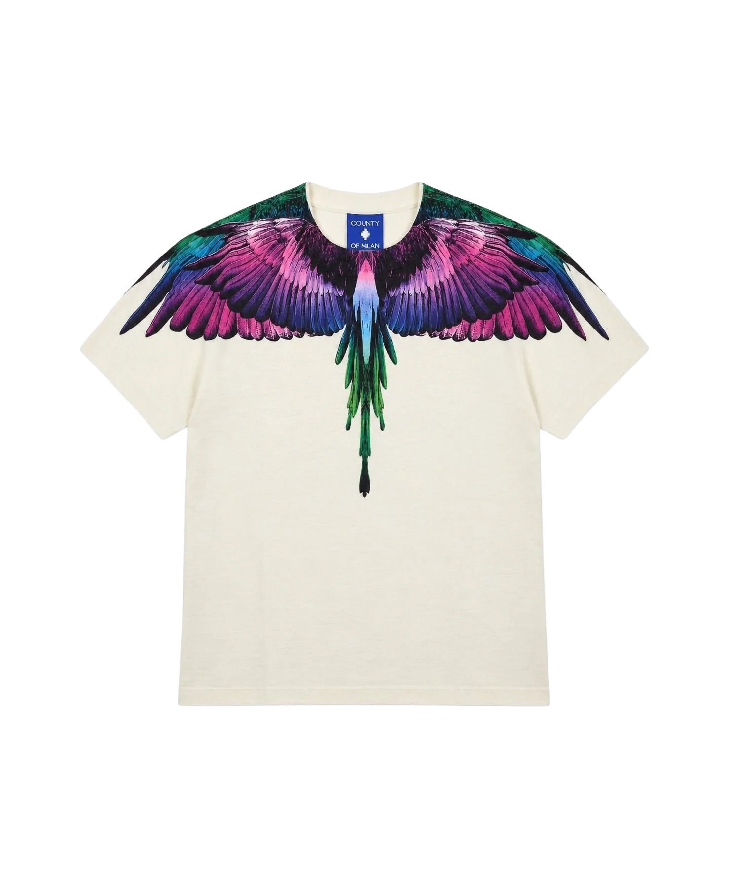 Marcelo Burlon County of Milan Kids T-Shirt Cocco con Stampa Ali per Bambine