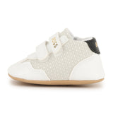Boss Kids Scarpe Bianco con Chiusure a Strappo per Neonati