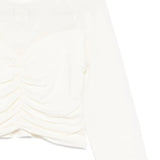 Pinko Kids T-shirt Bianca con Tulle per Bambine