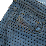 Diesel Kids Jeans Denim con Applicazione Strass per Bambine (dettaglio)