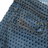 Diesel Kids Jeans Denim con Applicazione Strass per Bambine (dettaglio)