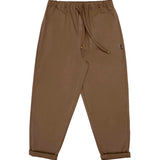 MSGM Kids Pantaloni Parachute Marroni per Bambini