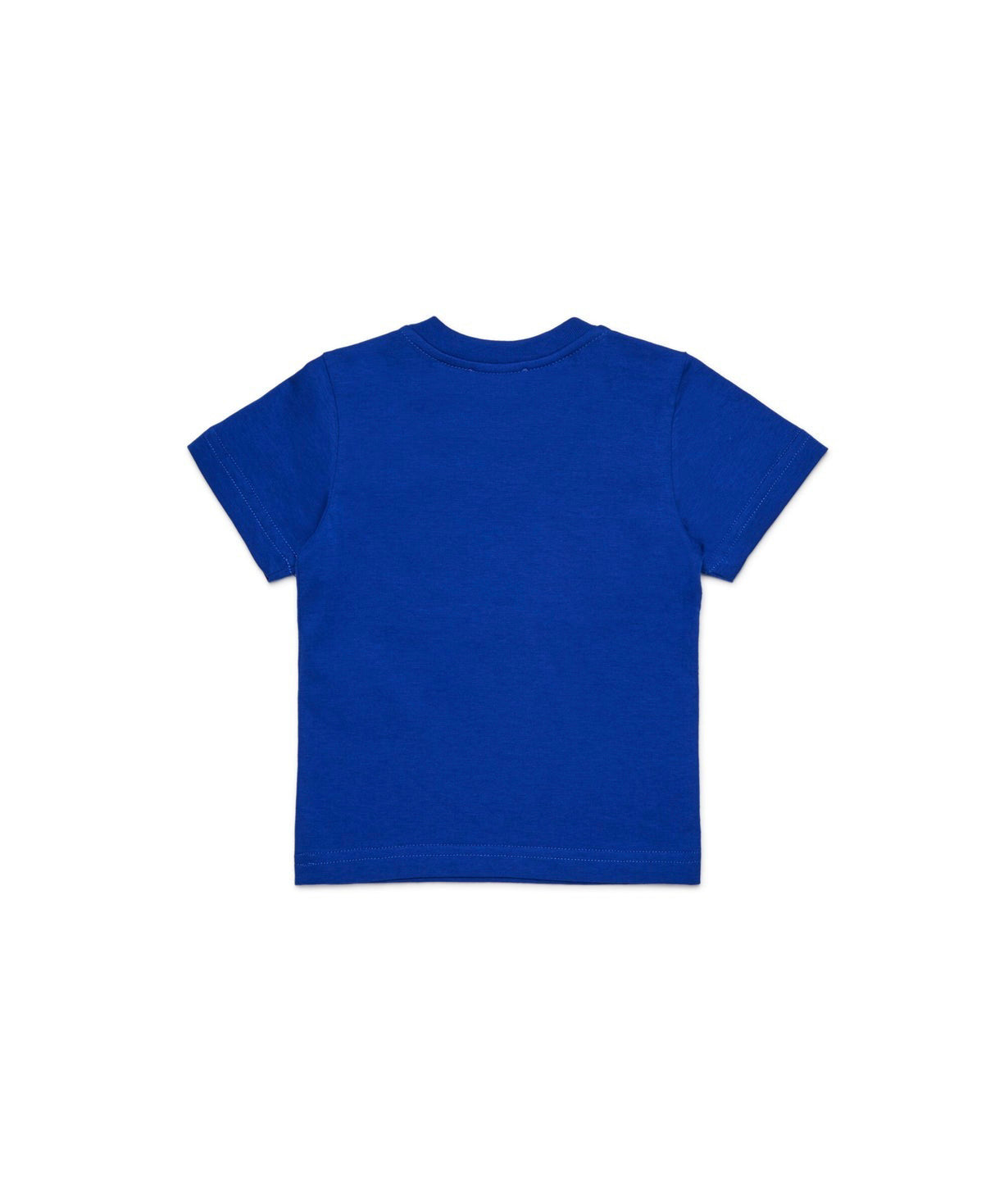 Diesel Kids T-shirt Blu con Oval D per Neonati (retro)