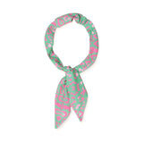 EffeK Fascia per Capelli Fantasia Maculata Verde/Fucsia