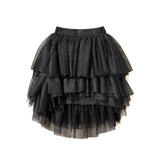Twinset Kids Gonna Nera con Balze in Tulle per Bambine
