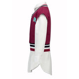 MSGM Kids Gilet Borgogna con Camicia per Bambine