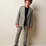 John Richmond Kids Giacca da Completo Grigio per Bambini
