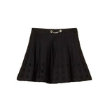 Twinset Kids Gonna Nero Plissettata per Bambine