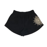Philipp Plein Kids Short Nero con Applicazioni Brillantini per Bambine
