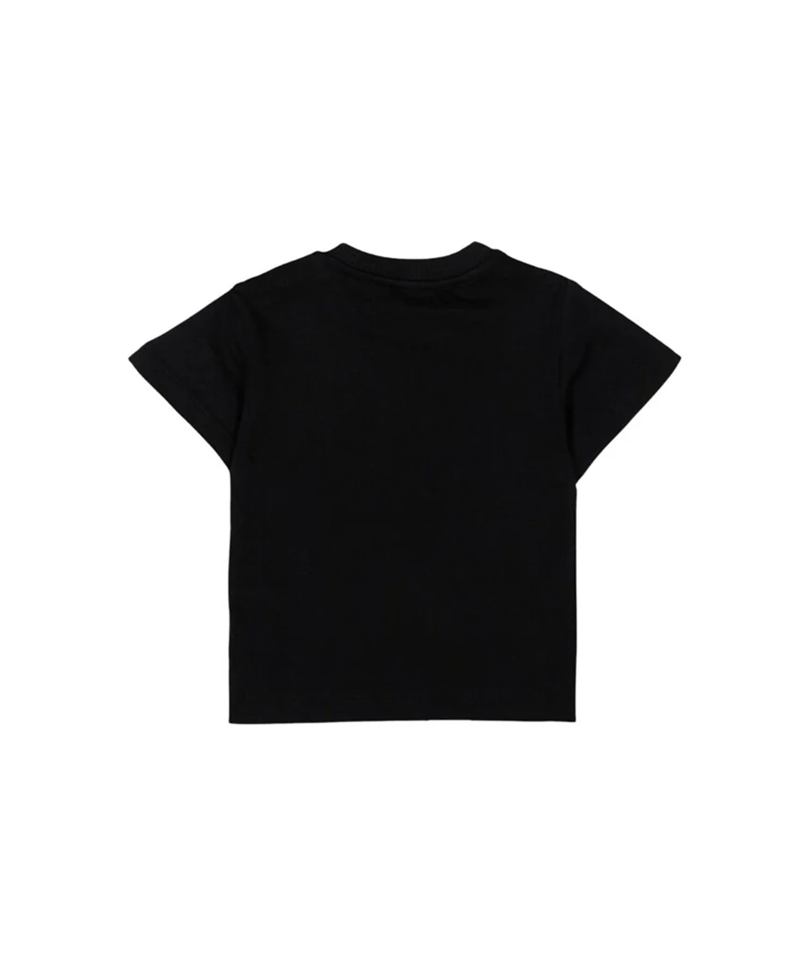 Moschino Kids T-Shirt Nero con Logo Teddy Bear per Neonati