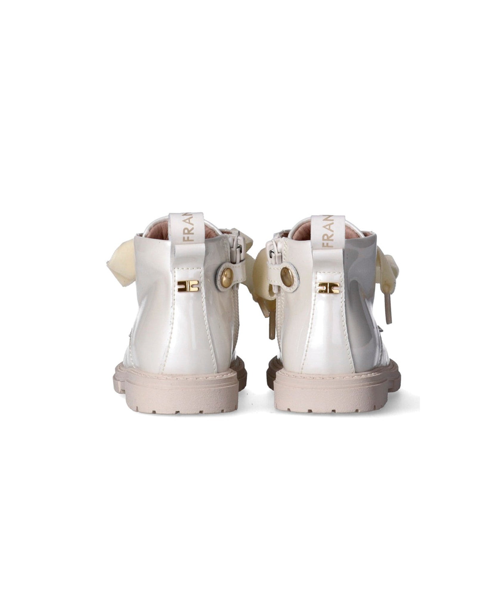 Elisabetta Franchi La Mia Bambina Anfibi Panna per Bambine