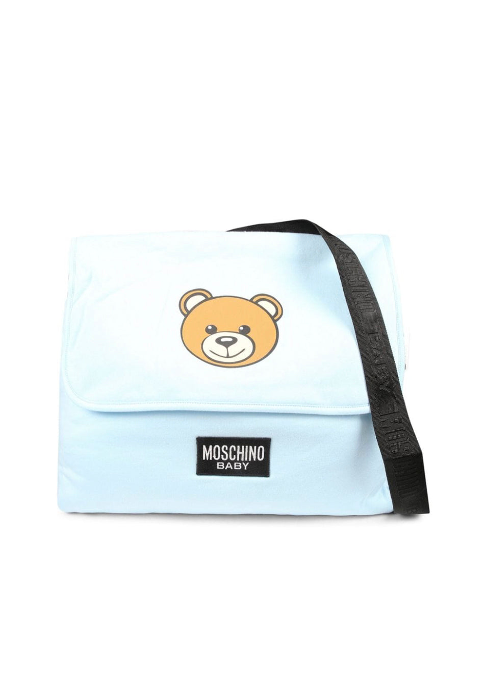 Moschino Kids Borsa Mamma Cielo Teddy Bear con Fasciatoio per Neonati