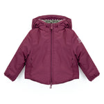 Suns Kids Giubbino Blueberry con Fodera in Eco Pelliccia con Cappuccio per Neonate