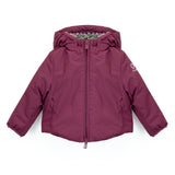 Suns Kids Giubbino Blueberry con Fodera in Eco Pelliccia con Cappuccio per Neonate