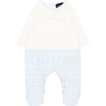 John Richmond Kit Tutina con Cappellino e Bavetta Cielo per Neonati