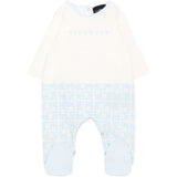 John Richmond Kit Tutina con Cappellino e Bavetta Cielo per Neonati