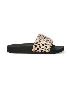 Elisabetta Franchi La Mia Bambina Ciabatte Animalier con Logo per Bambine