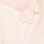 Elisabetta Franchi La Mia Bambina Tuta Mikado Rosa con Applicazione Fiori per Bambine