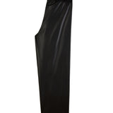 Il Patrizia Pepe Kids pantalone nero in ecopelle per bambine