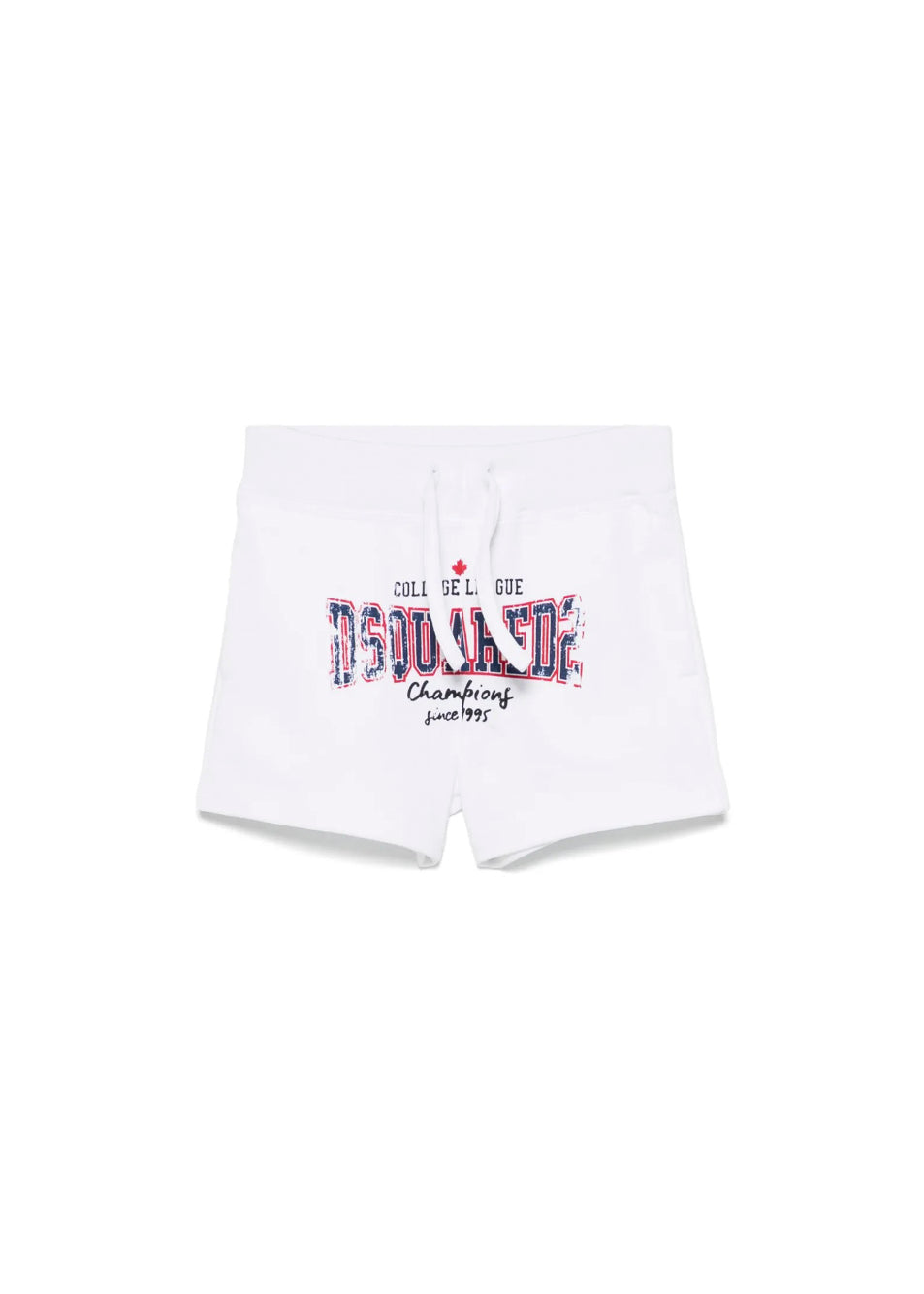 Dsquared2 Kids Shorts Bianchi con Logo per Neonati