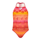 Effek Costume Monokini Fantasia Italian Vacations Reversibile per Bambine