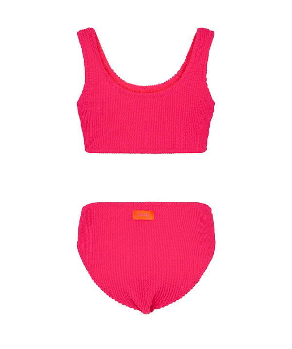 EffeK Costume Bikini a Fascia Fucsia per Bambine