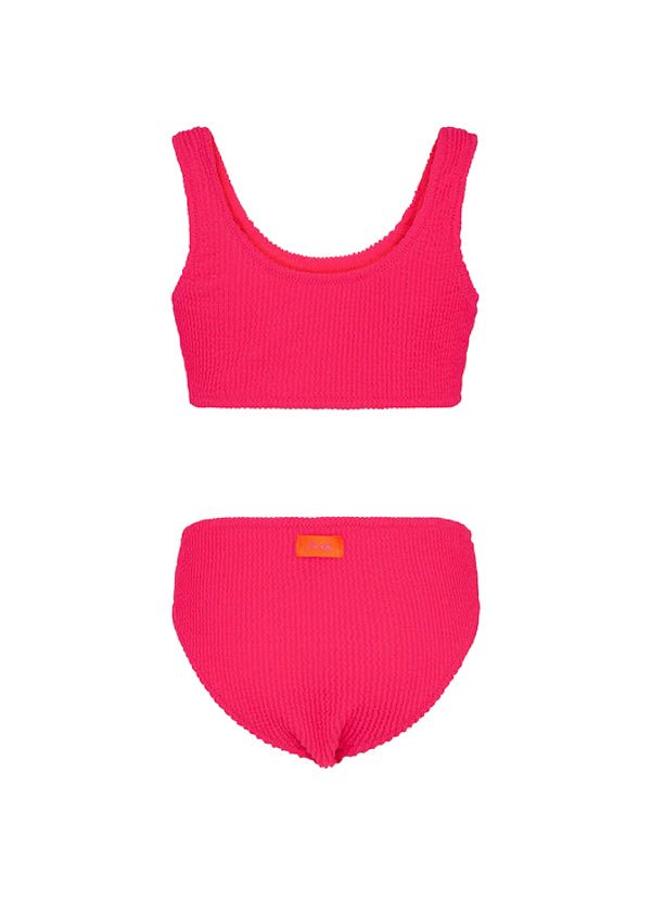 EffeK Costume Bikini a Fascia Fucsia per Bambine