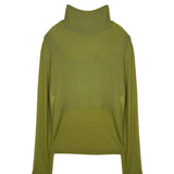 Twinset Kids Maglia Lupetto Verde con Logo per Bambine