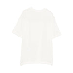 Elisabetta Franchi La Mia Bambina T-shirt Avorio con Logo Sparkle per Bambine