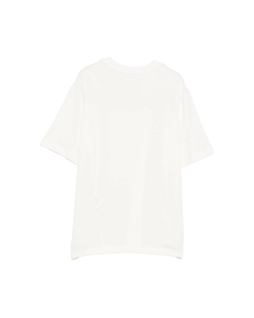 Elisabetta Franchi La Mia Bambina T-shirt Avorio con Logo Sparkle per Bambine