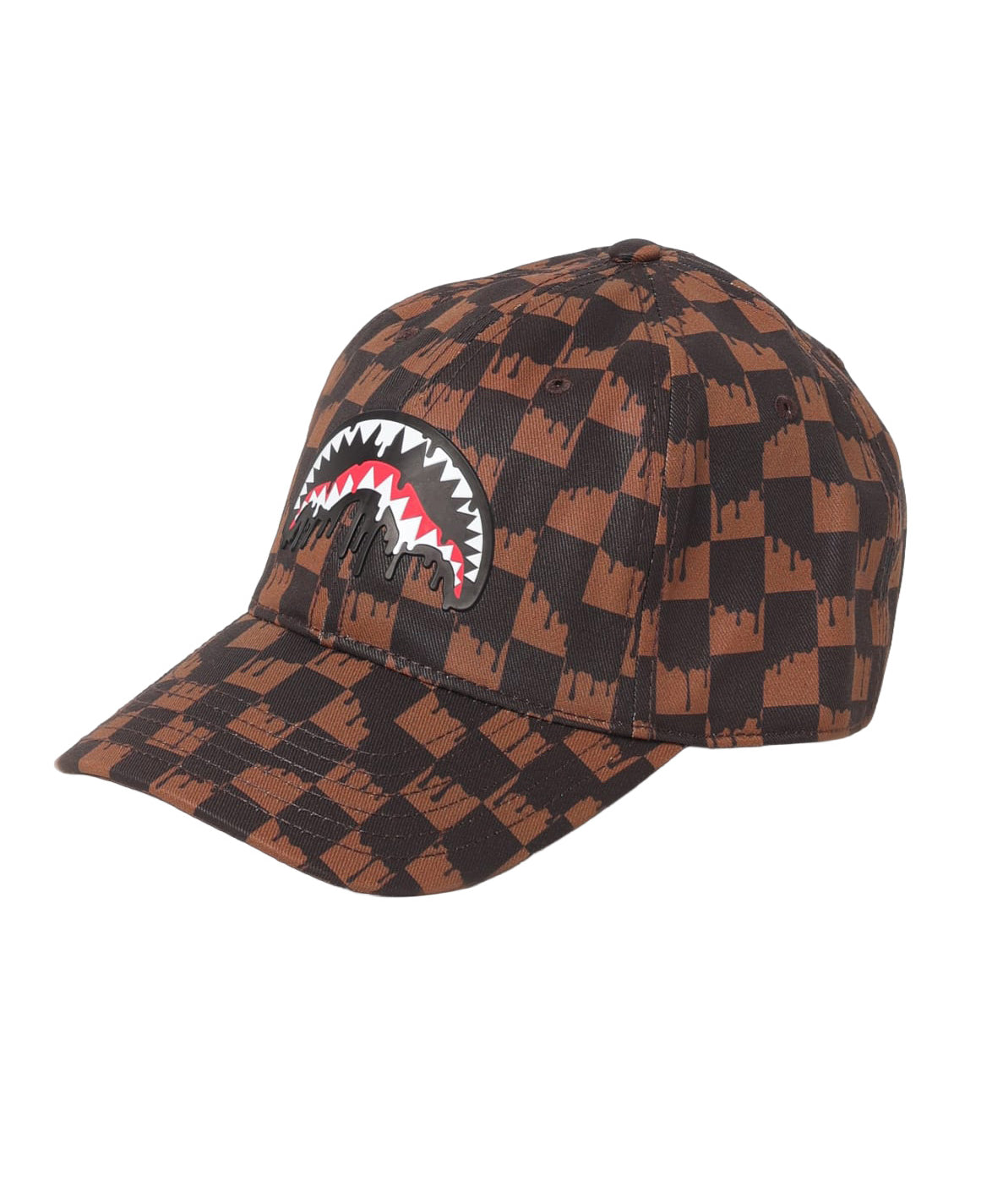 Sprayground Kids Cappello Marrone con Logo per Bambini