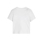 Calvin Klein Kids T-Shirt Bianca con Logo per Neonati (retro)