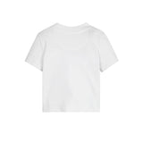 Calvin Klein Kids T-Shirt Bianca con Logo per Neonati (retro)