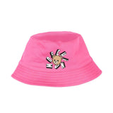 Moschino Kids Bucket Fuxia con Logo Teddy Bear per Neonate