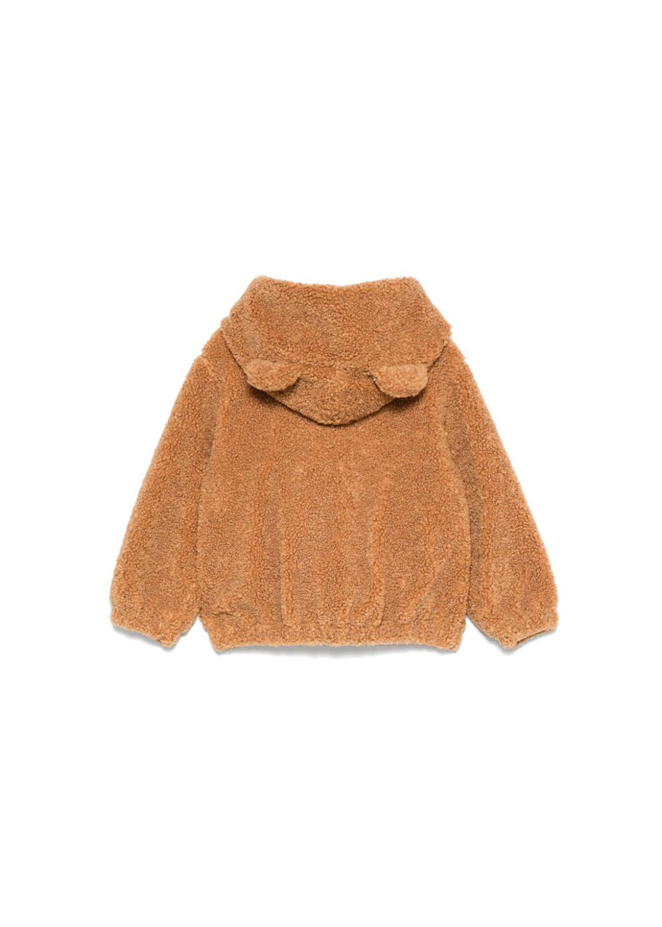 Moschino Kids Giubbino in Shearling Marrone per Neonati (retro)