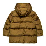 Dsquared2 Kids Giubbino Trapuntato Marrone con Logo Leaf per Bambini (retro)