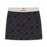 Elisabetta Franchi La Mia Bambina Gonna Nero e Milk All-Over per Bambine