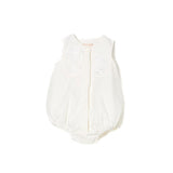 Elisabetta Franchi My Little Girl Cream Romper for Newborns