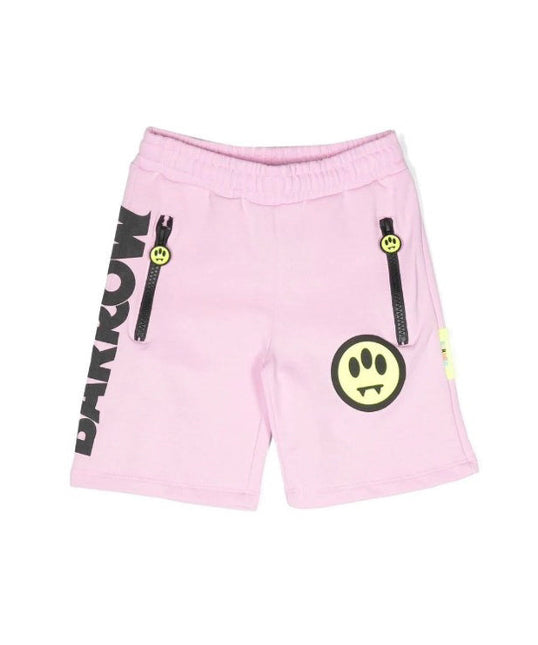 Barrow Kids Short Rosa/Lavanda con Stampa per Bambine