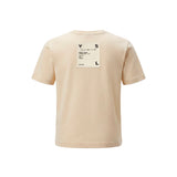 Yes London Kids T-Shirt Beige con Logo sul Retro per Bambini
