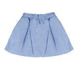 Vicolo Kids Gonna Celeste con Applicazioni Bottoni per Bambine