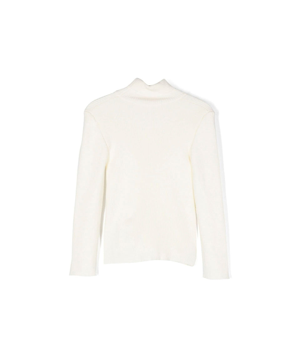 Elisabetta Franchi La Mia Bambina Lupetto Avorio per  Neonate (retro)