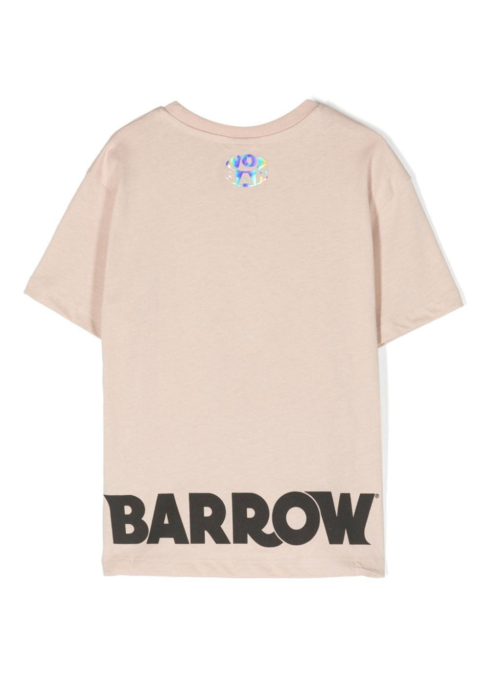 Barrow Kids T-shirt Sabbia con Stampa Logo per Bambini